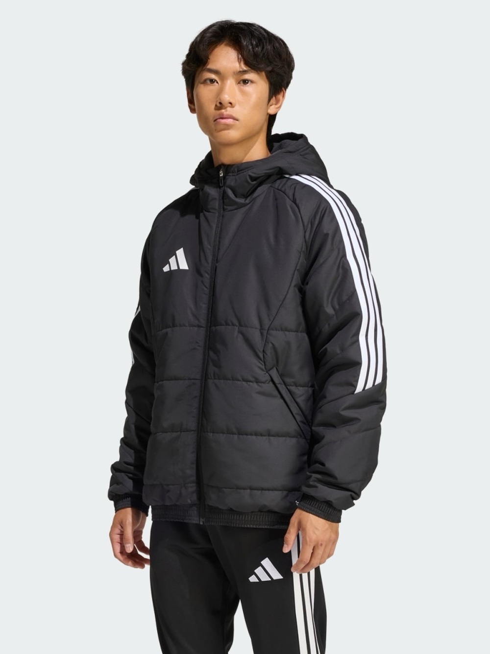 NWT Adidas Tiro26 Winter Long Jacket Black White Men’s XL JZ4109